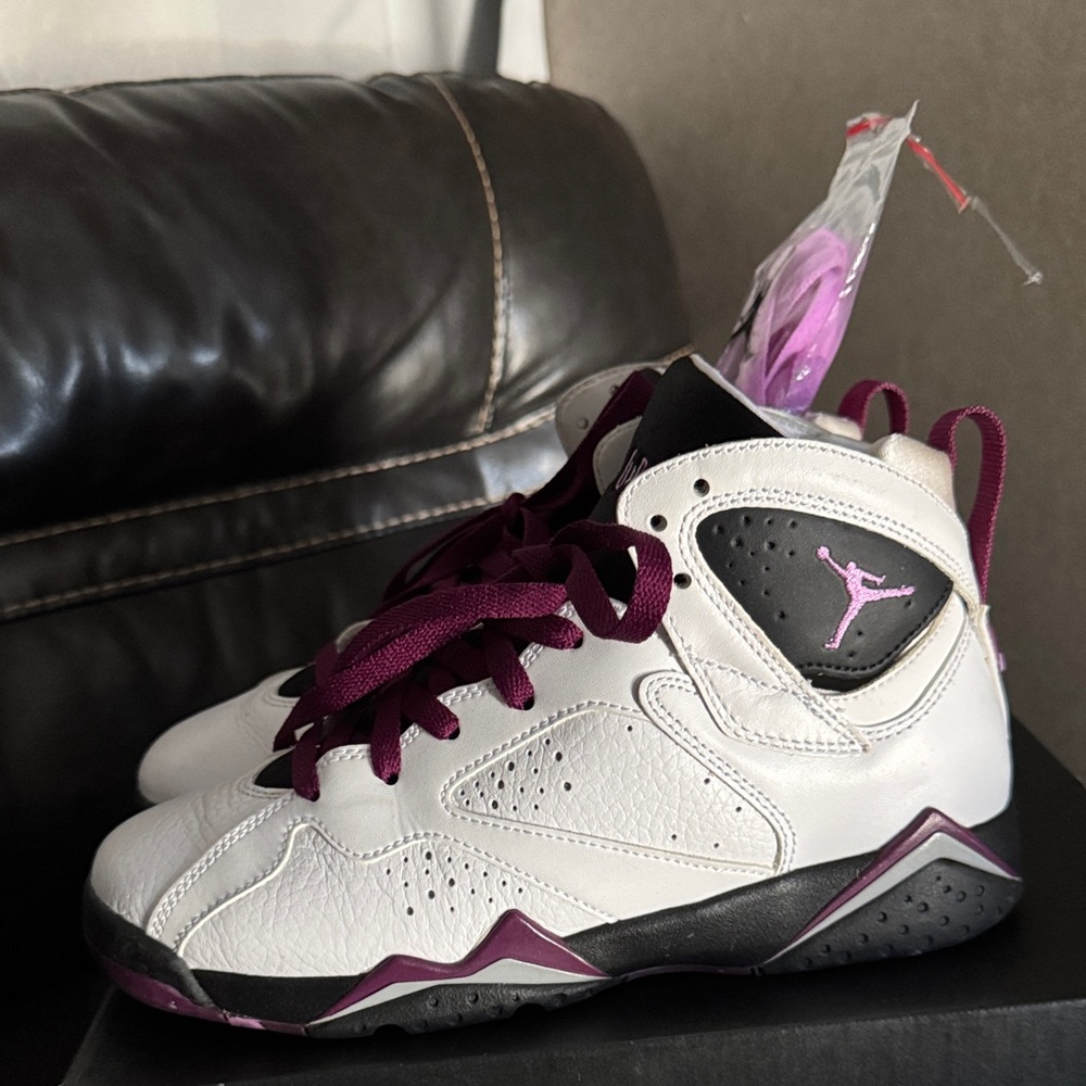 Jordan 13 Women's White and Purple Basketball Sneakers